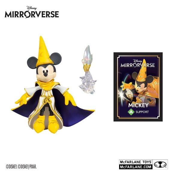 Disney Mirrorverse Mickey 5" Series 1 Action Figure Accessory McFarlane NEW! - Picture 8 of 12
